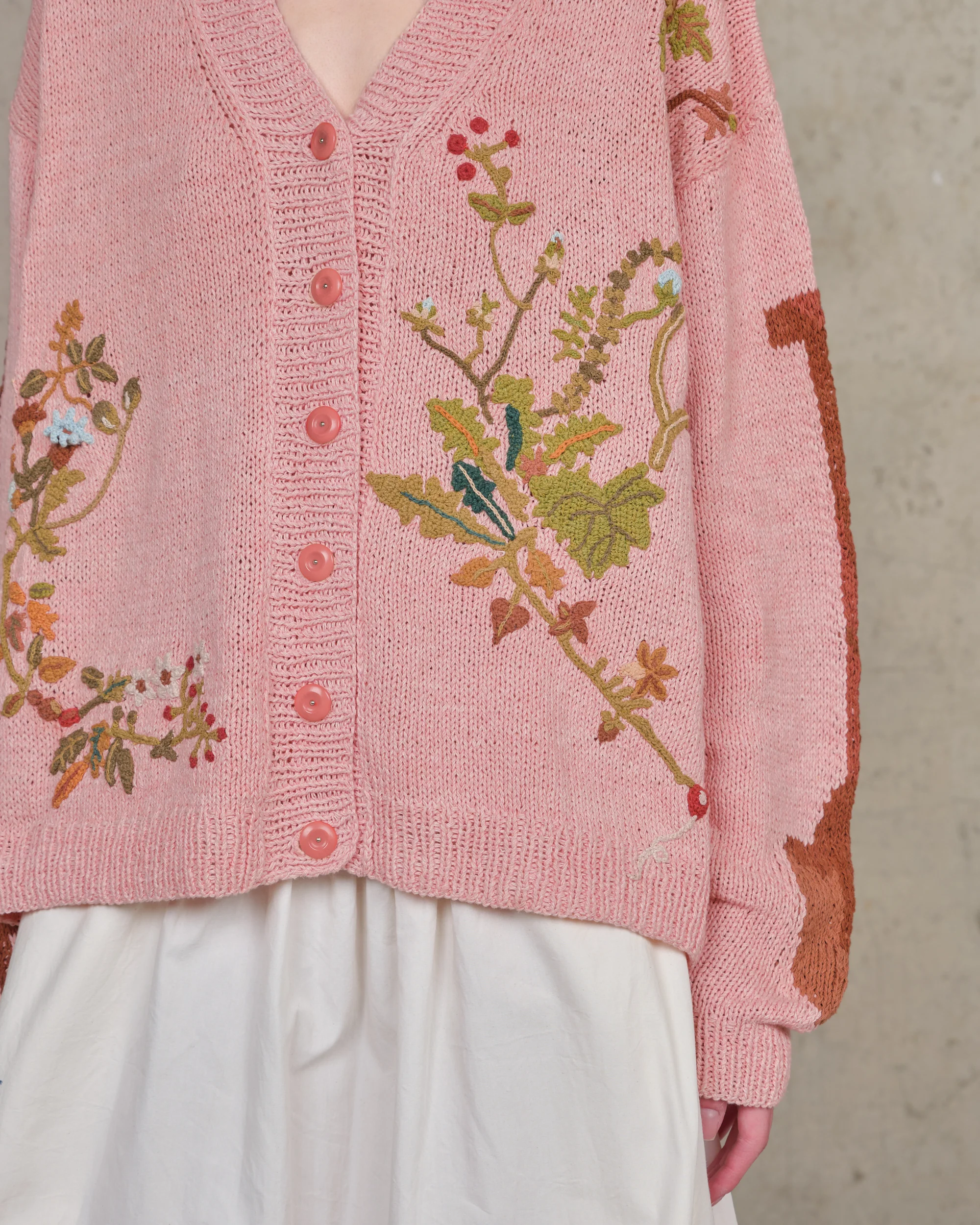 Sunwell Knit Cardigan - Pink Diggin' The Earth - Image 9