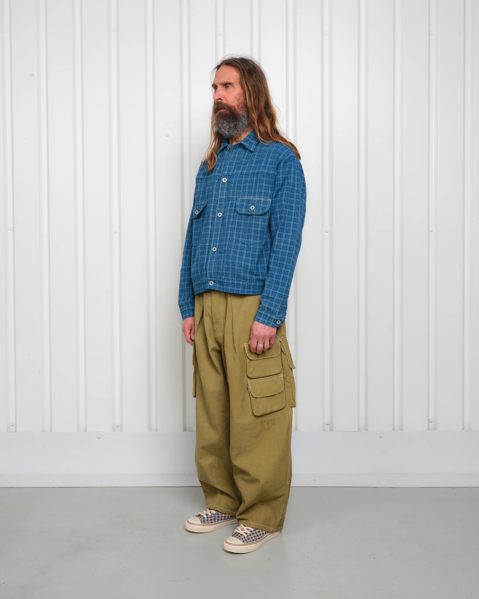 Tuesday Jacket - Indigo Mud Check - Image 4