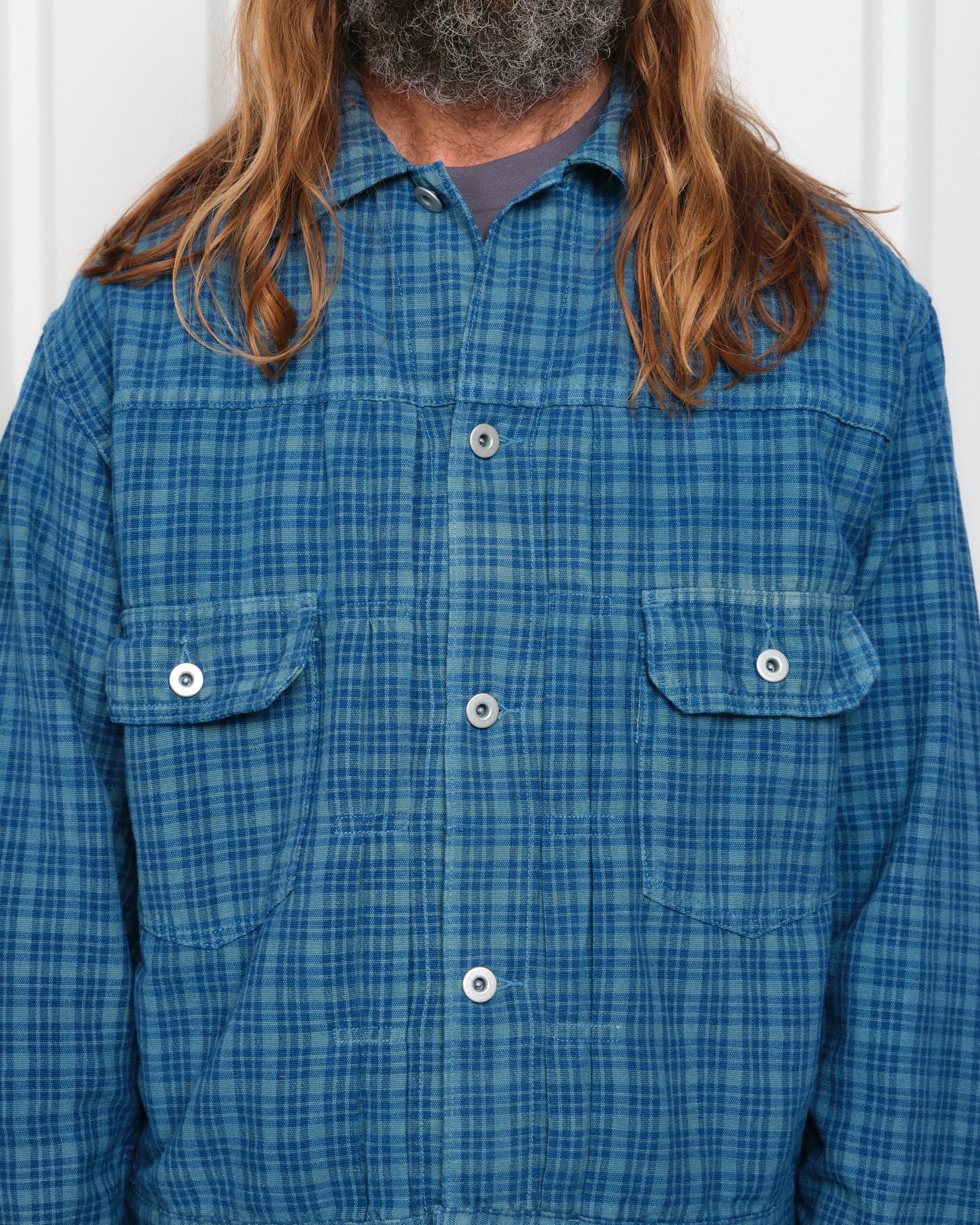 Tuesday Jacket - Indigo Mud Check - Image 6