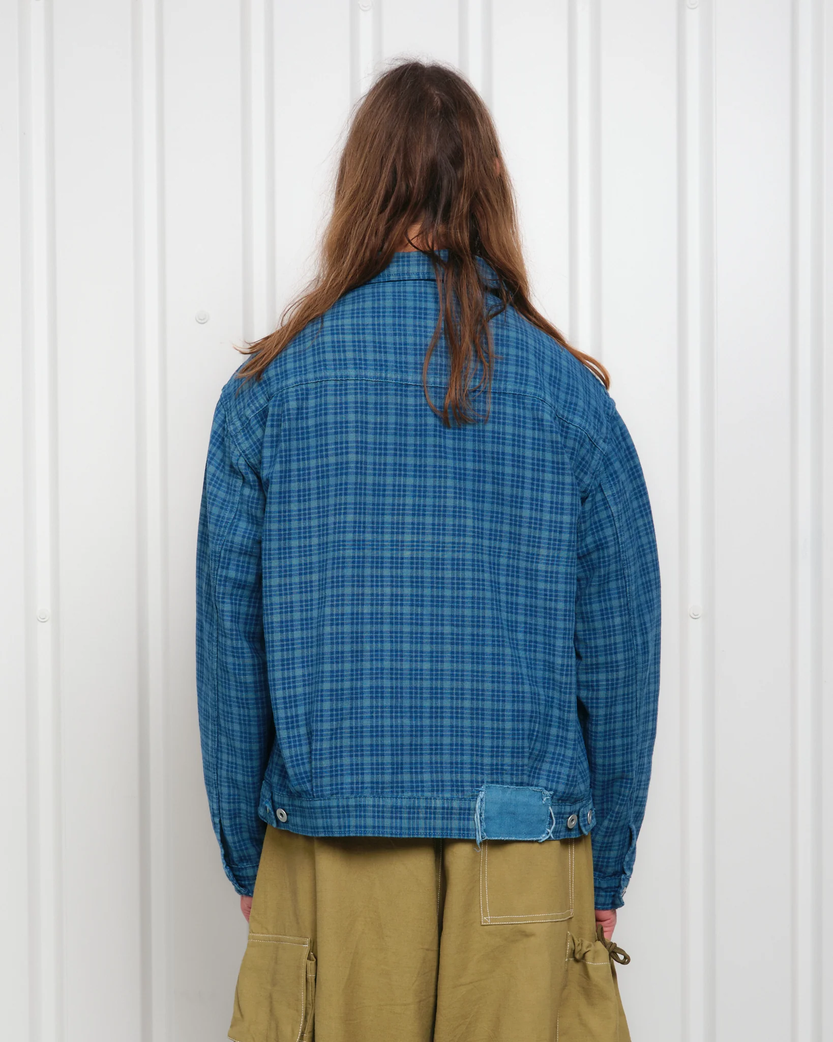 Tuesday Jacket - Indigo Mud Check - Image 9