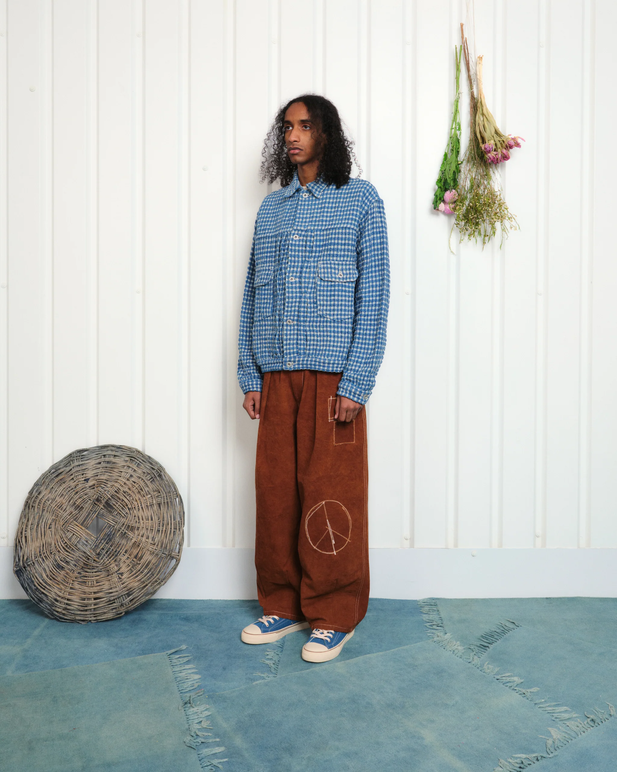 Tuesday Jacket - Indigo Wobbly Waffle - Image 3