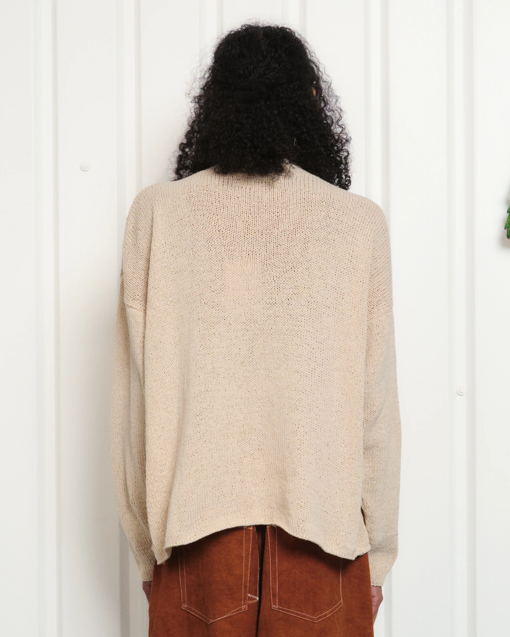 Twinsun Knit Rollneck - Ecru Growing Peace - Image 10