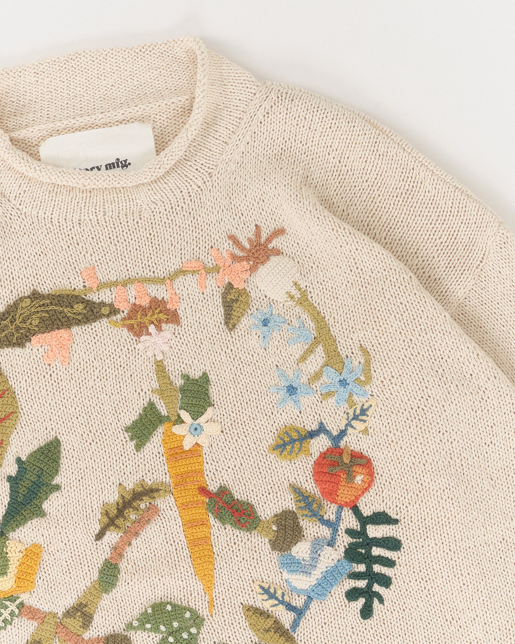 Twinsun Knit Rollneck - Ecru Growing Peace - Image 5