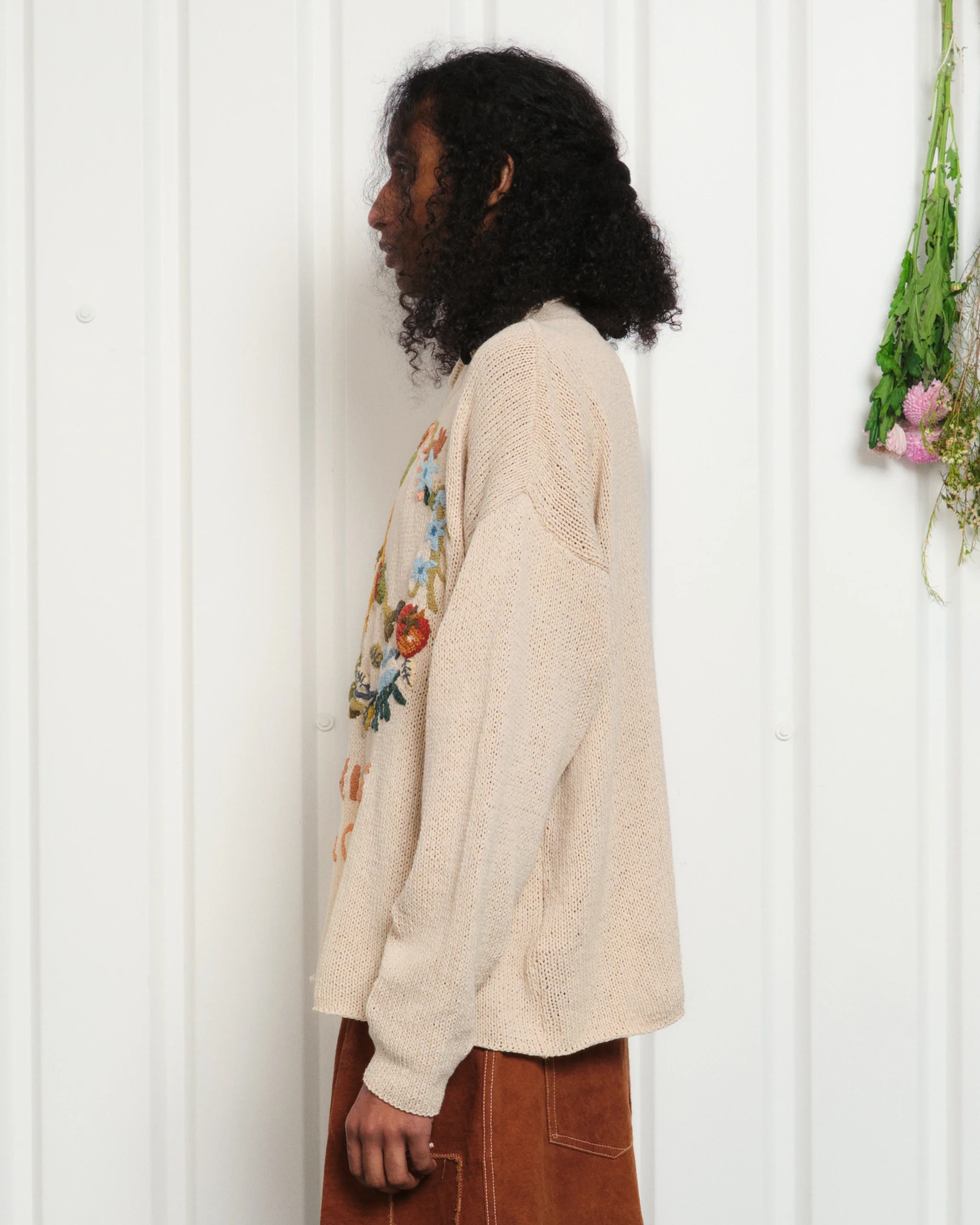 Twinsun Knit Rollneck - Ecru Growing Peace - Image 8