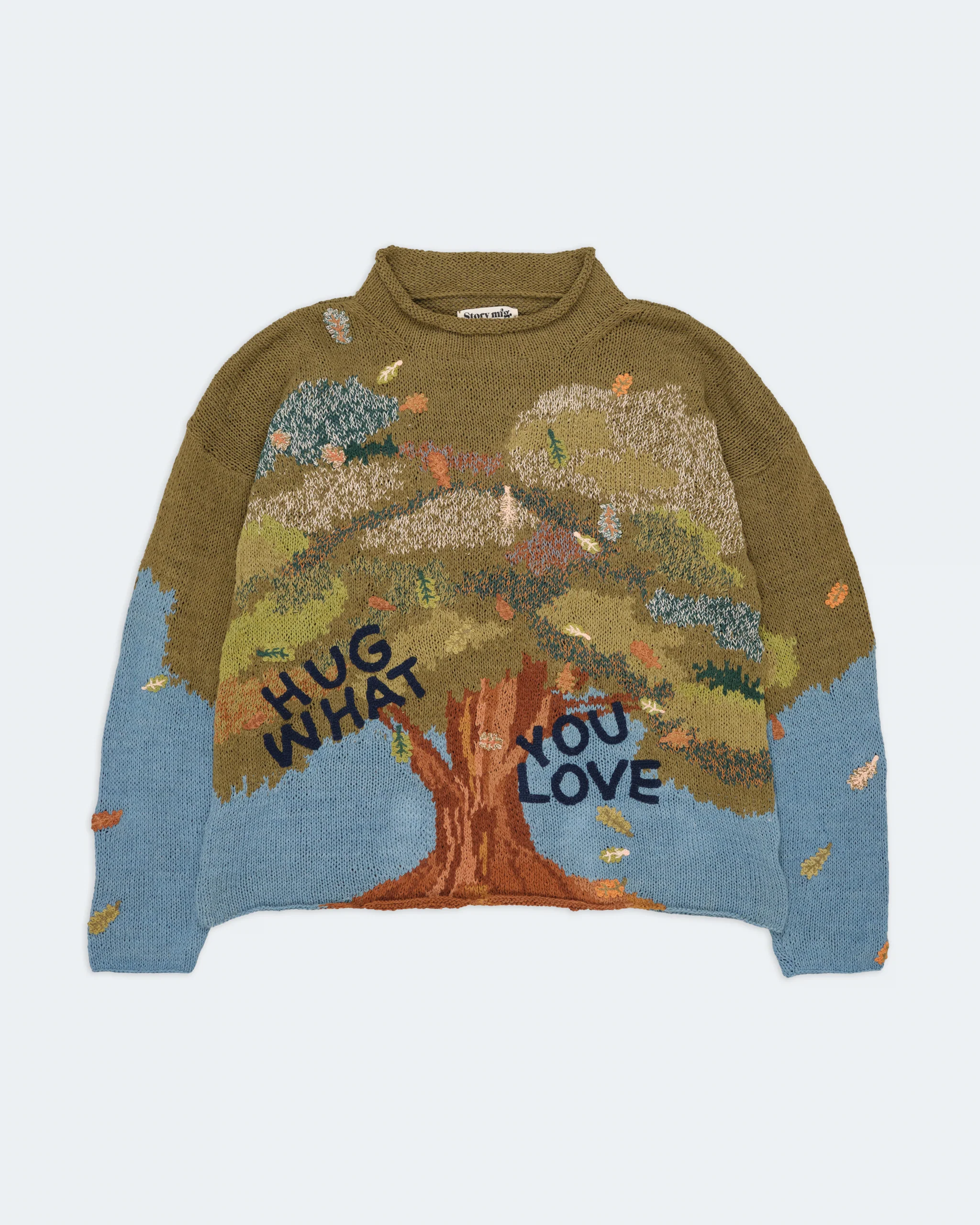 Twinsun Knit Rollneck - Olive Hug What You Love - Image 3