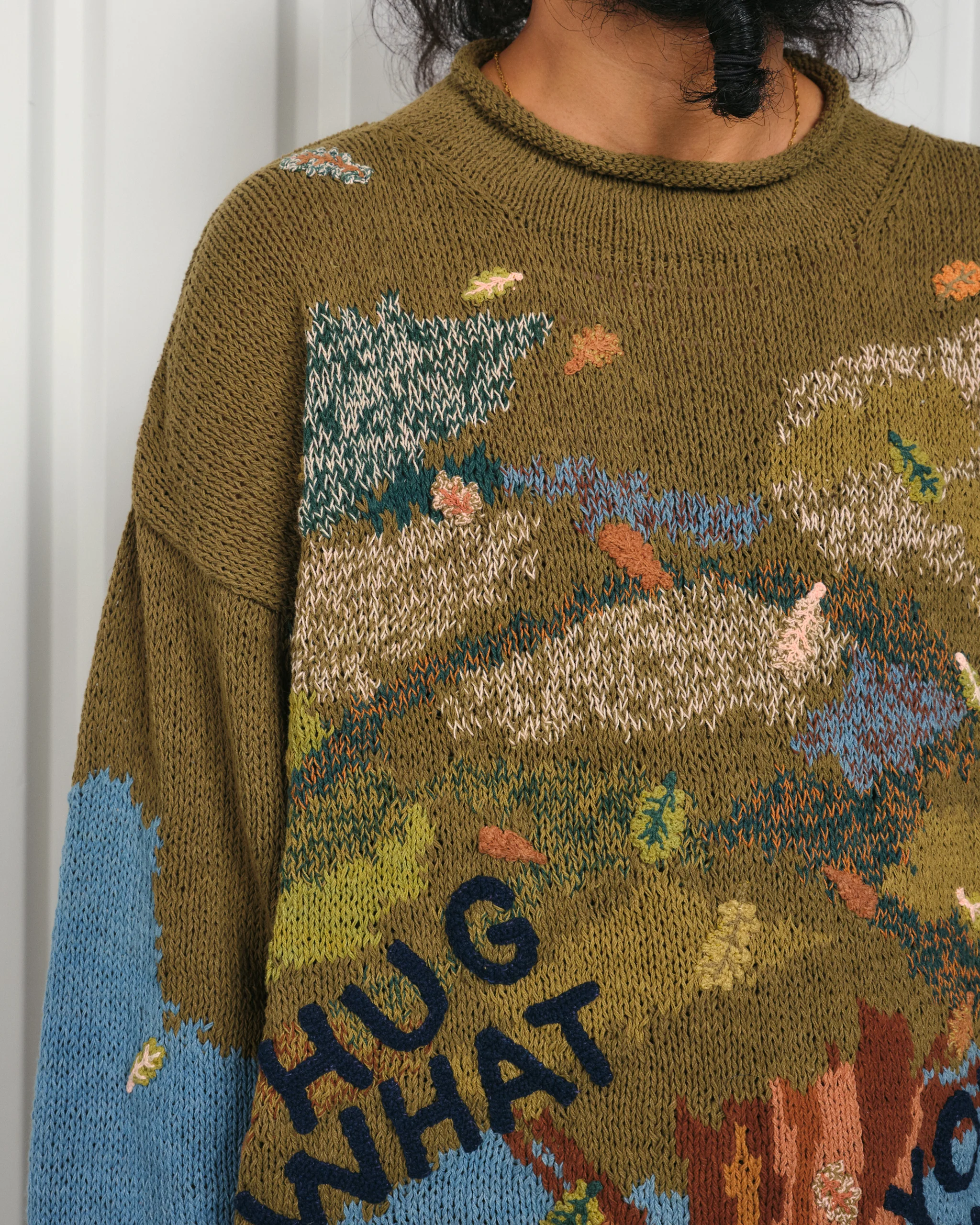 Twinsun Knit Rollneck - Olive Hug What You Love - Image 7
