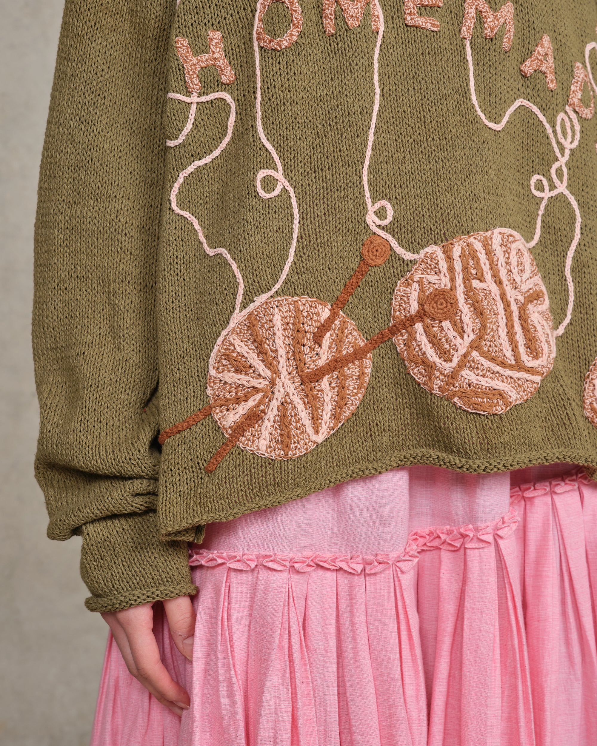 Twinsun Knit Rollneck - Olive Homemade - Image 5