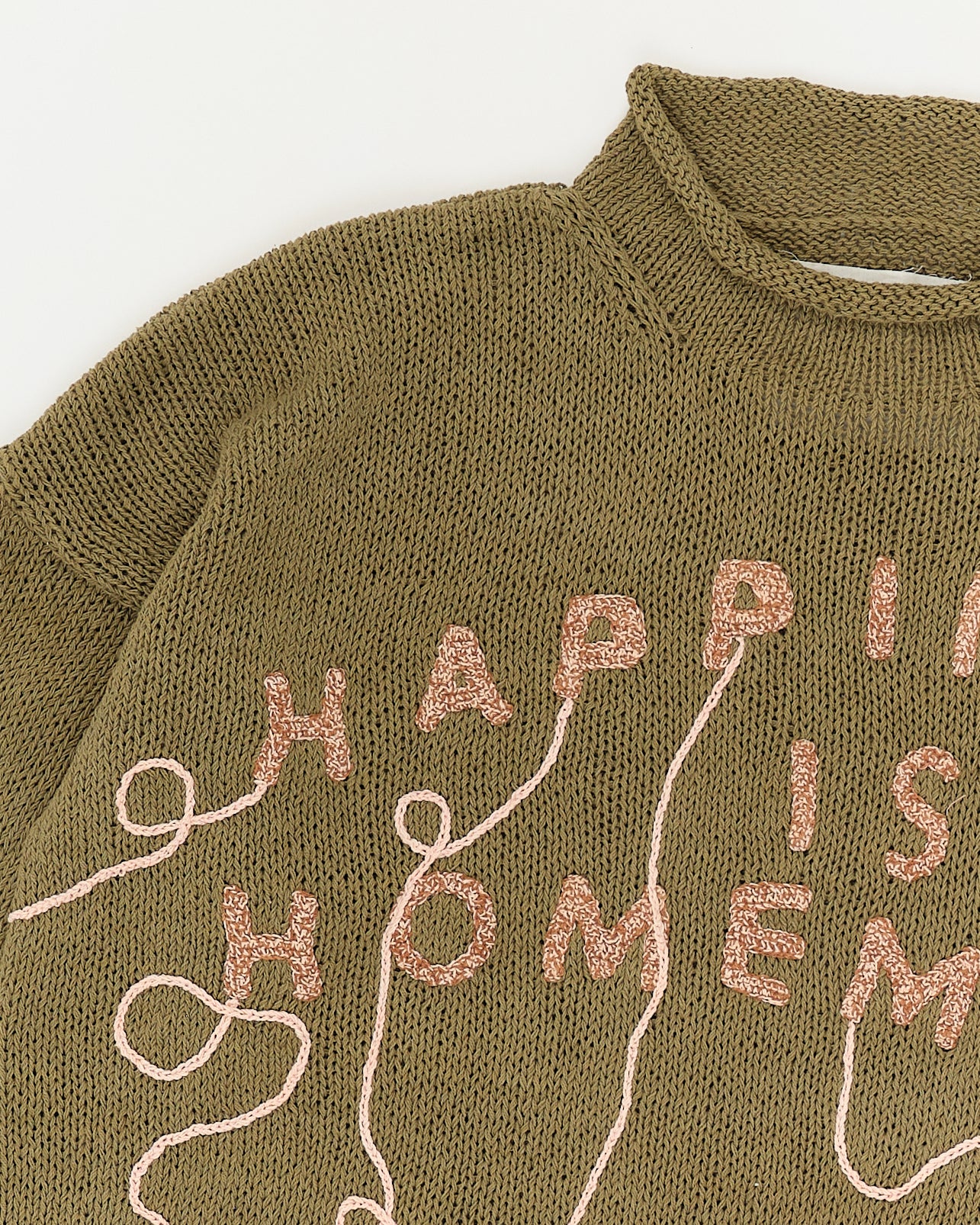 Twinsun Knit Rollneck - Olive Homemade - Image 6