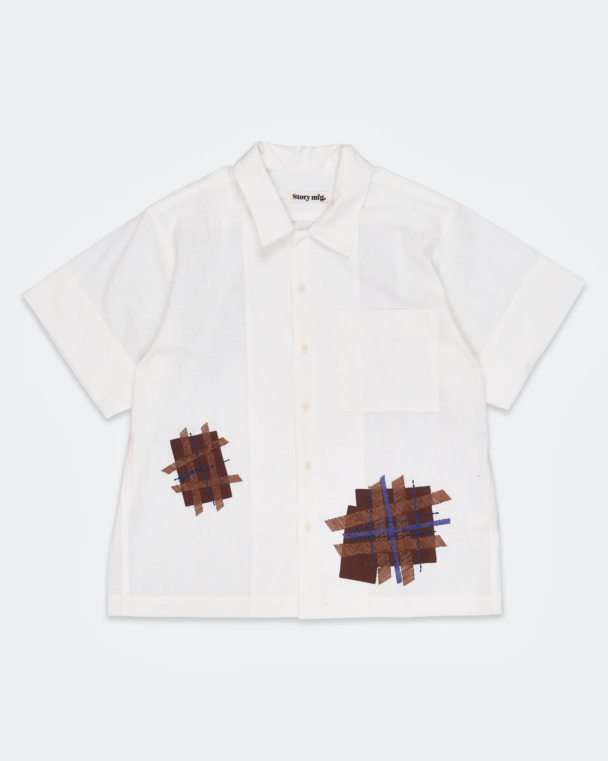 Uniform Shirt - Ecru Patched Up - Image 2
