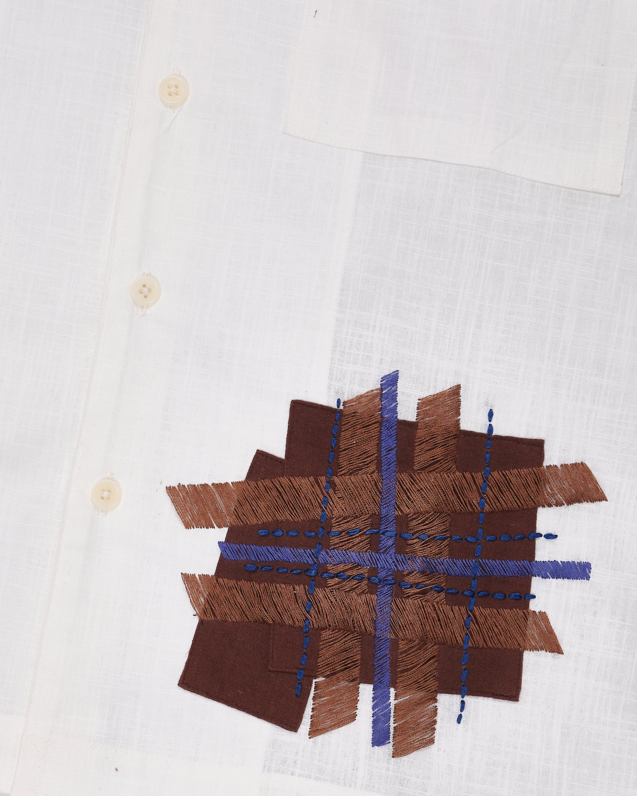 Uniform Shirt - Ecru Patched Up - Image 4