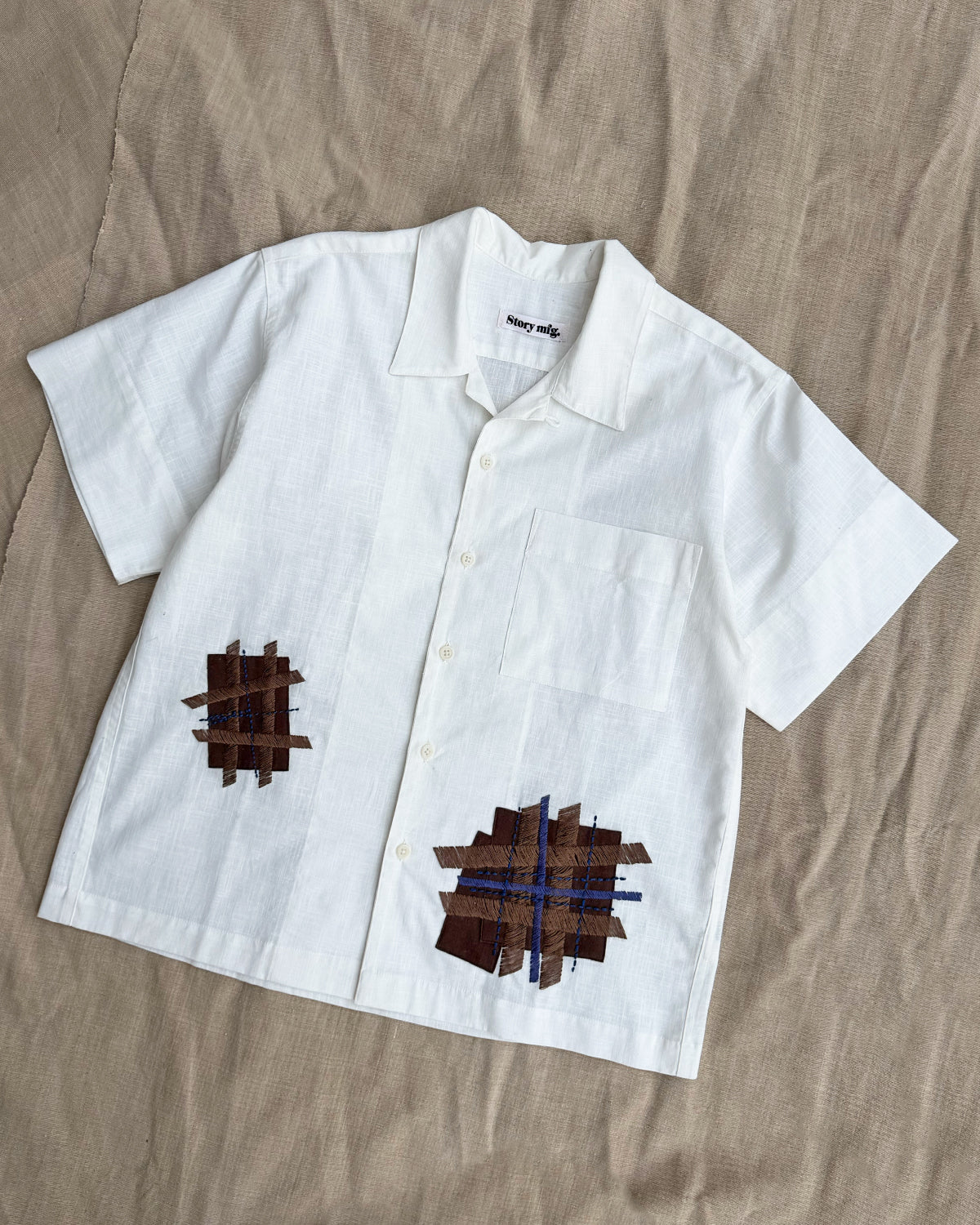 Uniform Shirt - Ecru Patched Up - Image 5