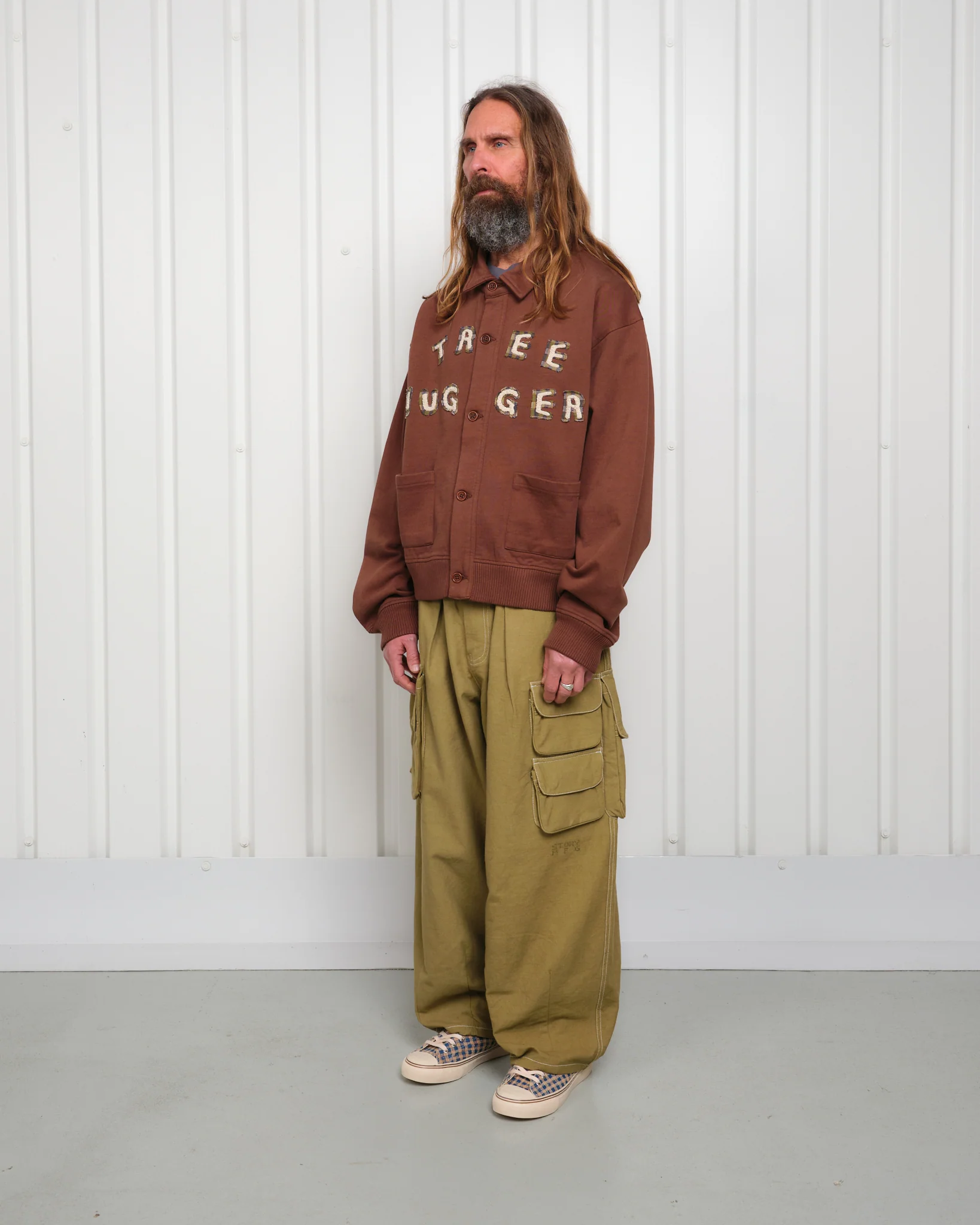 Walking Cardigan - Brown Tree Hugger - Image 3