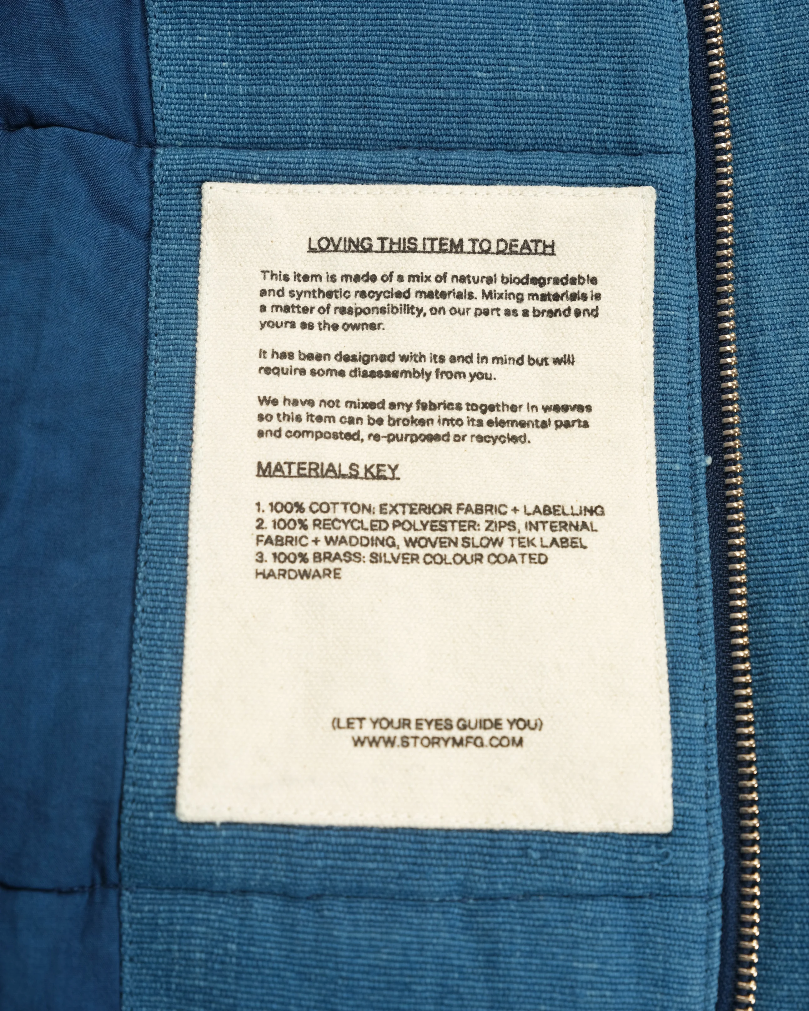 Yanam Jacket - Indigo Handloom - Image 3