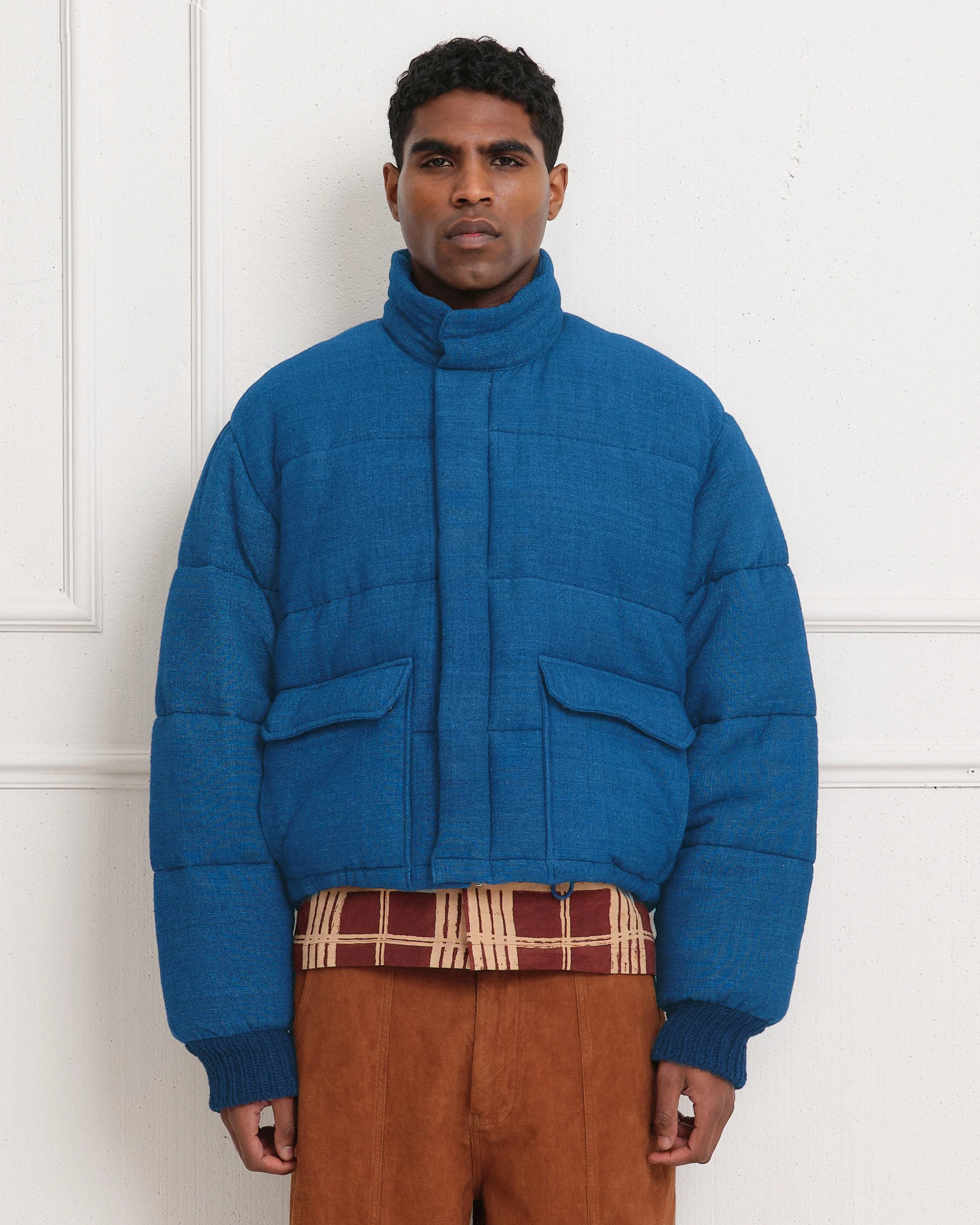 Yanam Jacket - Indigo Handloom - Image 4